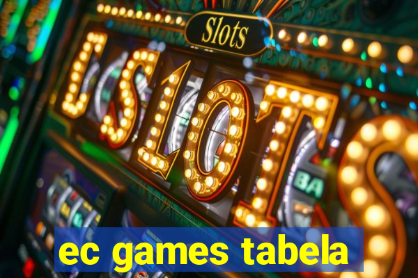 ec games tabela